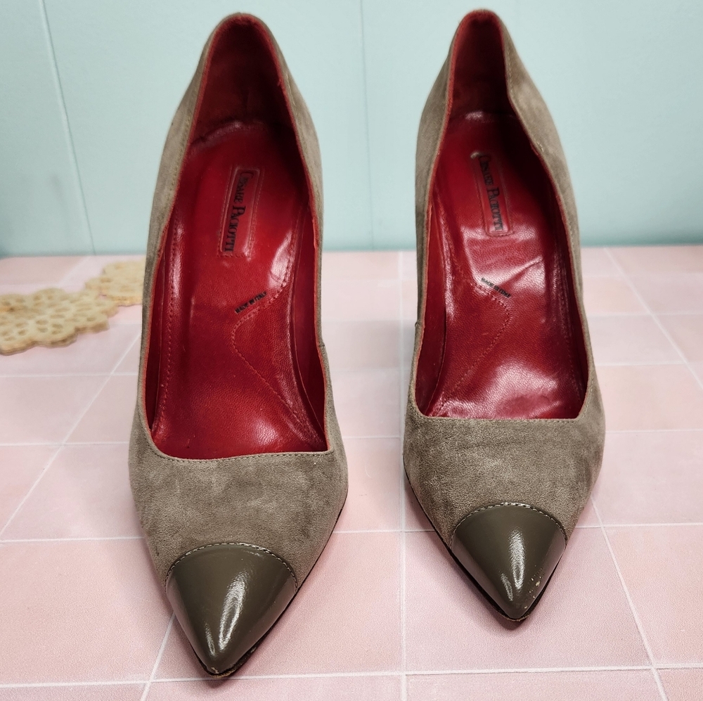 Cesare Paciotti Suede Pumps - Picture 5 of 10